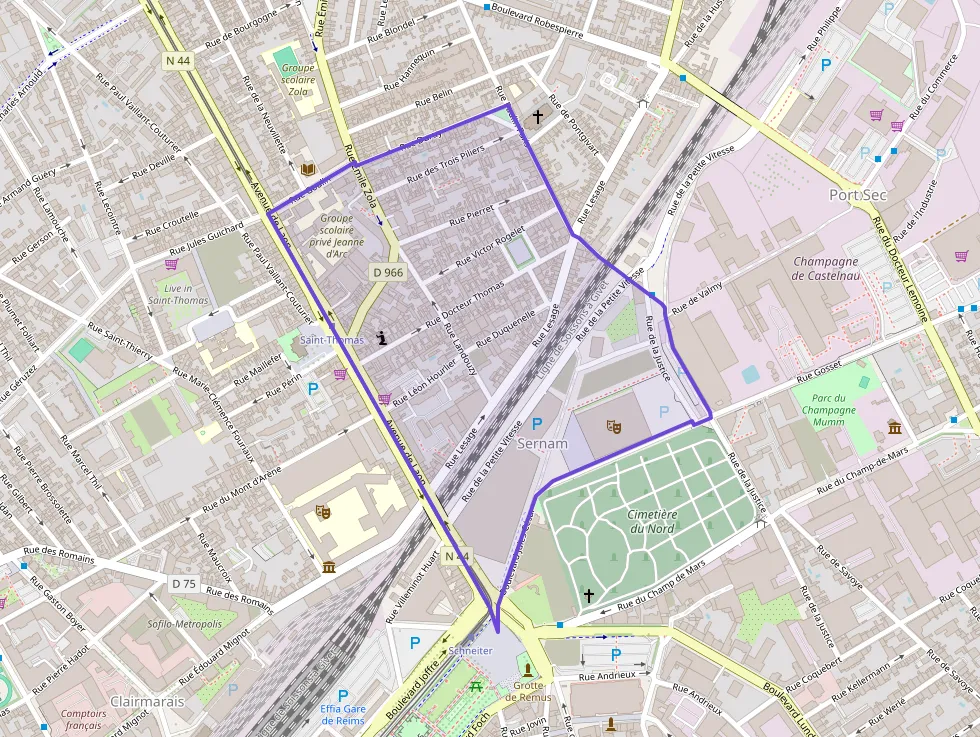 Appartement 33 m² deux pieces à vendre à Reims