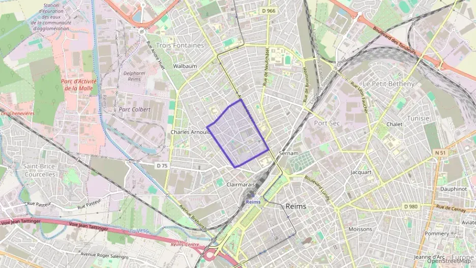 Appartement 65 m² trois pièces à vendre à Reims