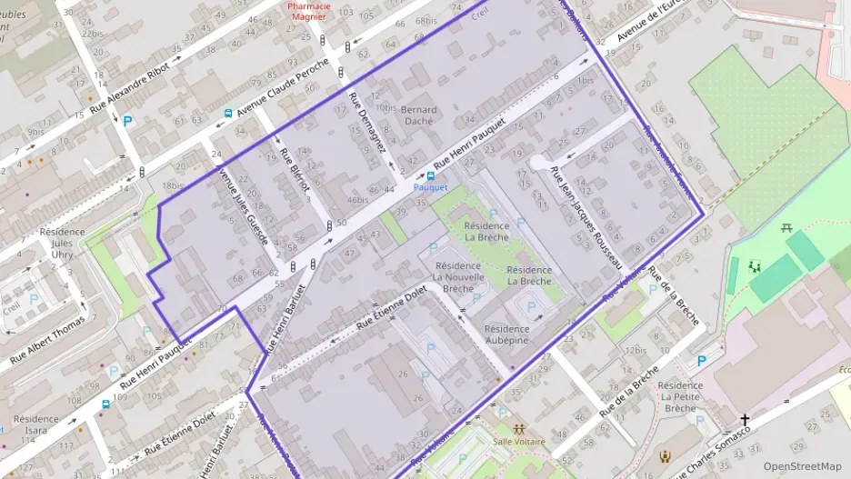 Appartement 52 m² deux pieces à vendre à Creil