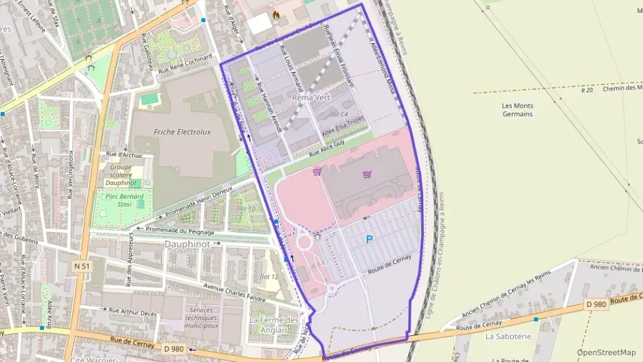 Appartement 47 m² deux pieces à vendre à Reims