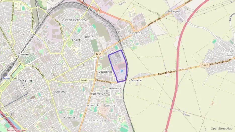 Appartement 47 m² deux pieces à vendre à Reims