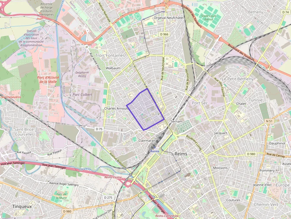 Appartement 44 m² une piece à vendre à Reims