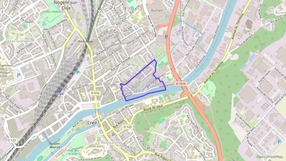 Appartement 78 m² quatre pièces à vendre à Creil