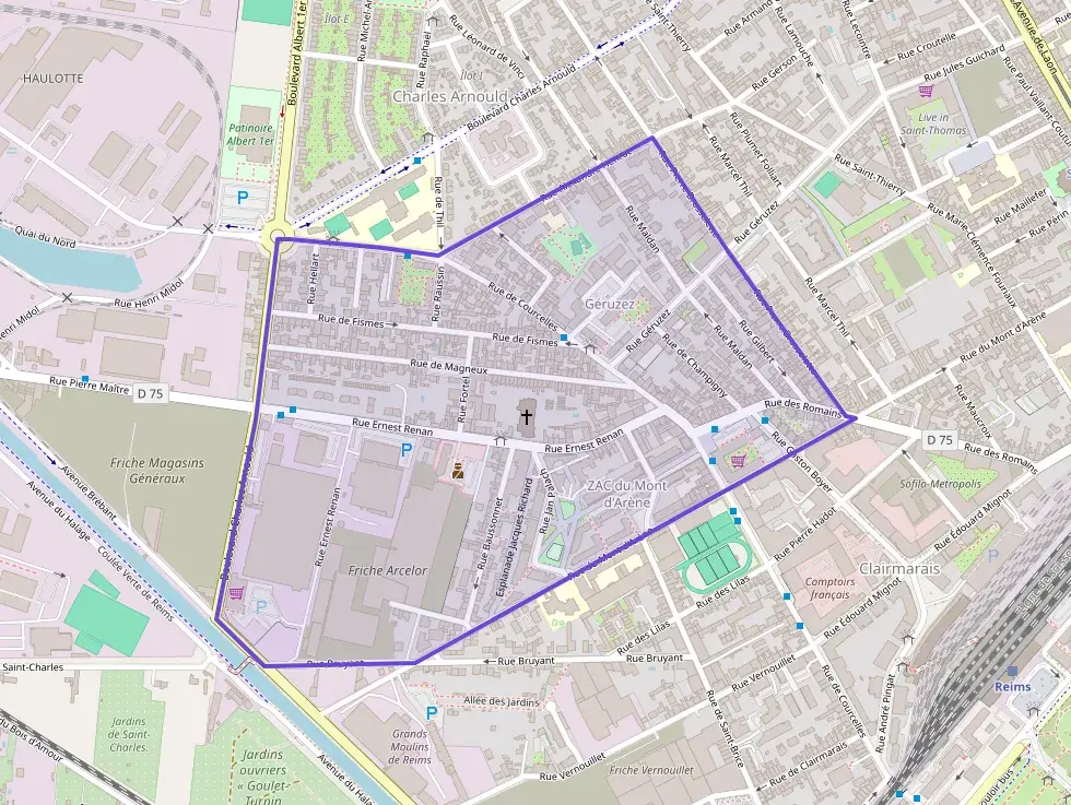 Appartement 52 m² trois pièces à vendre à Reims