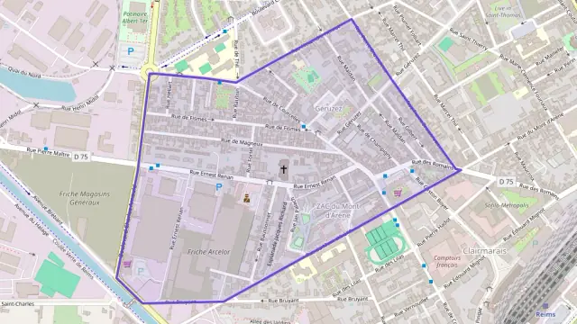 Appartement 52 m² trois pièces à vendre à Reims