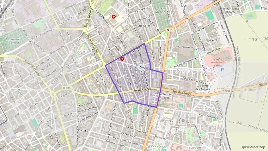 Appartement 42 m² deux pieces à vendre à Reims