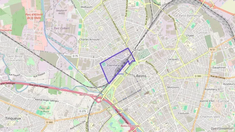 Appartement 62 m² trois pièces à vendre à Reims
