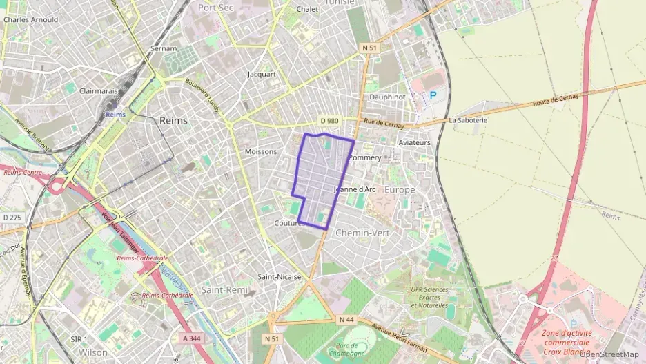 Appartement 36 m² deux pieces à vendre à Reims