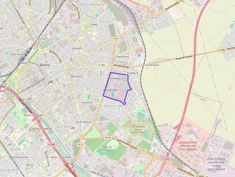 Appartement 73 m² trois pièces à vendre à Reims