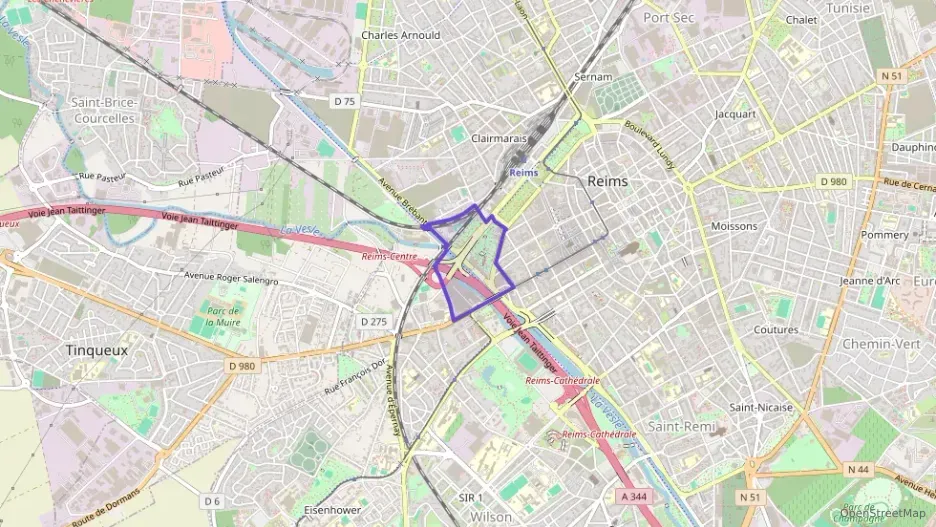 Appartement 42 m² deux pieces à vendre à Reims