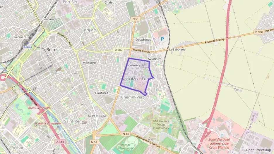 Appartement 88 m² quatre pièces à vendre à Reims
