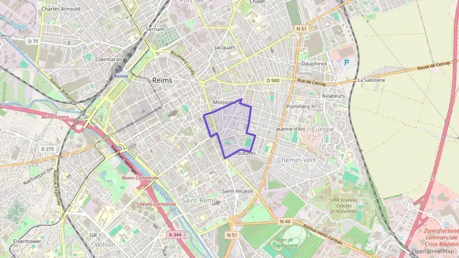 Appartement 60 m² quatre pièces à vendre à Reims Appartement 60 m² quatre pièces à vendre à Reims