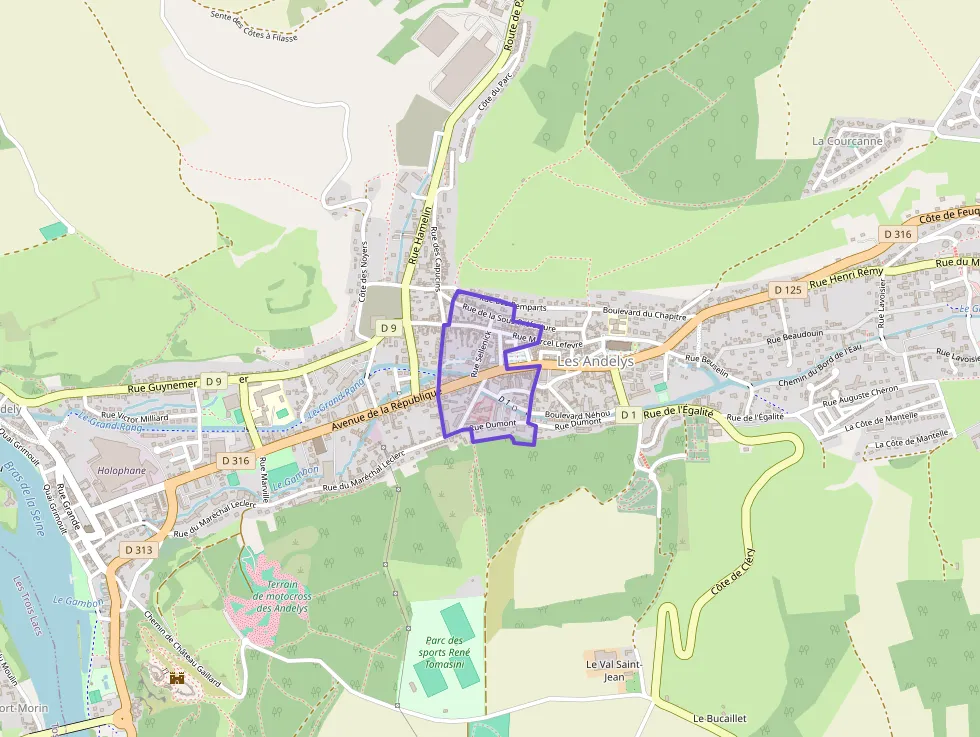 Appartement 55 m² trois pièces à vendre à Les Andelys