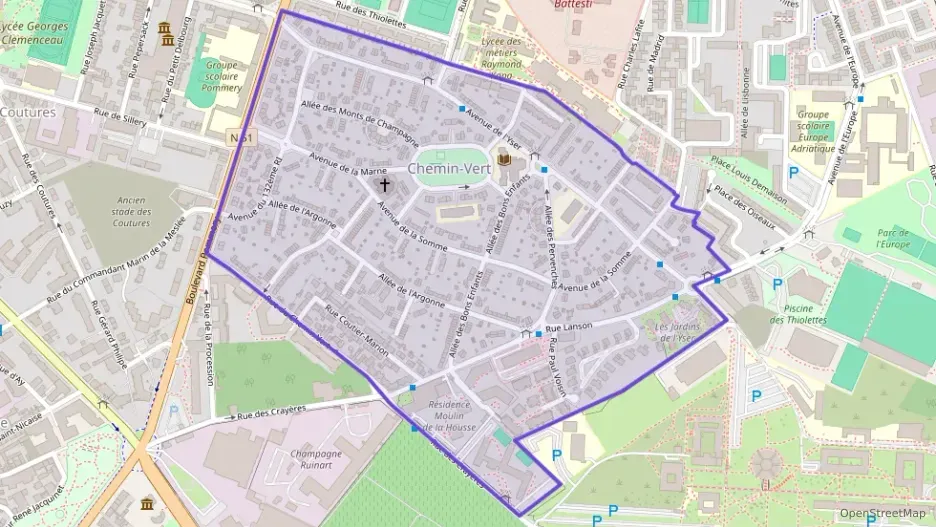Appartement 58 m² deux pieces à vendre à Reims