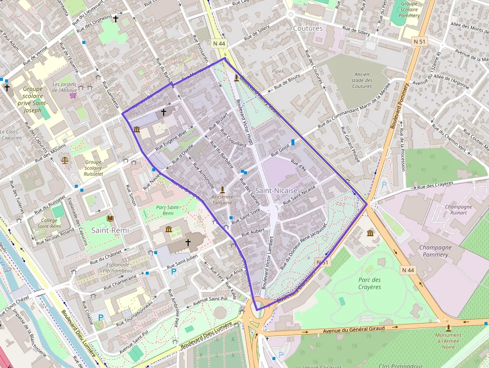 Appartement 45 m² deux pieces à vendre à Reims