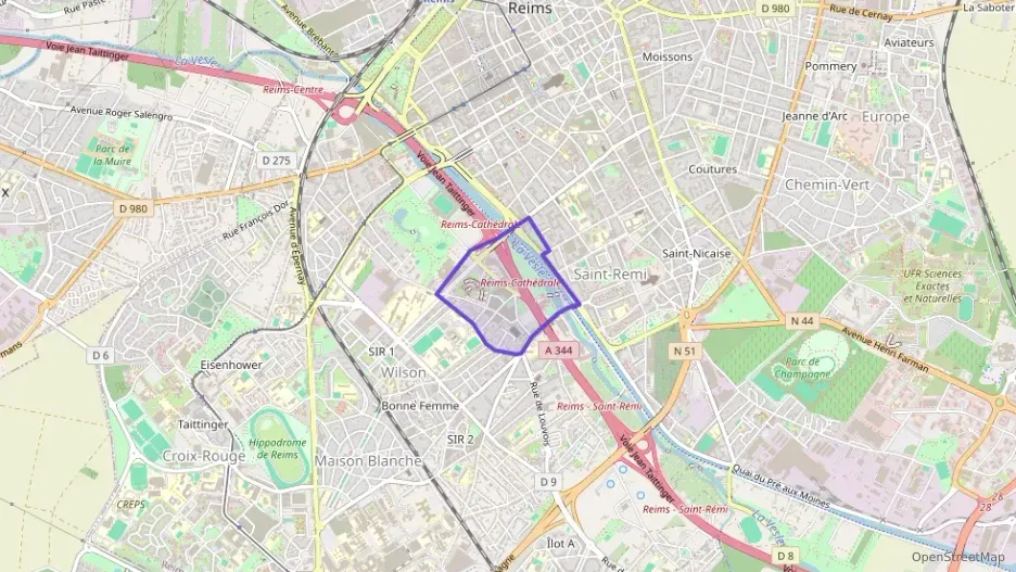Appartement 69 m² trois pièces à vendre à Reims