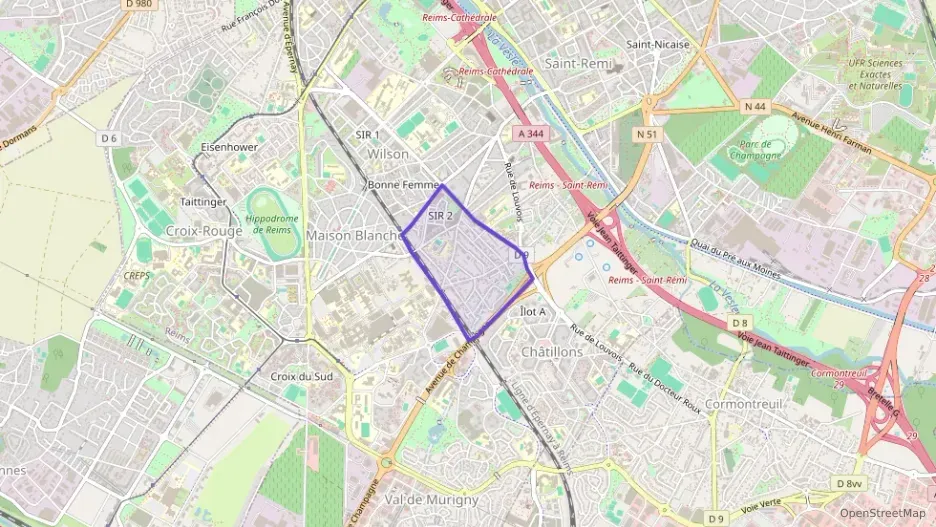 Appartement 36 m² une piece à vendre à Reims