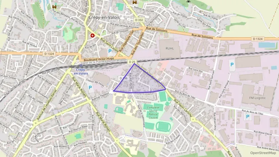 Appartement 46 m² deux pieces à vendre à Crépy-en-Valois