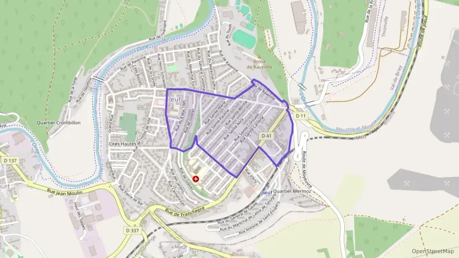 Appartement 97 m² quatre pièces à vendre à Jœuf