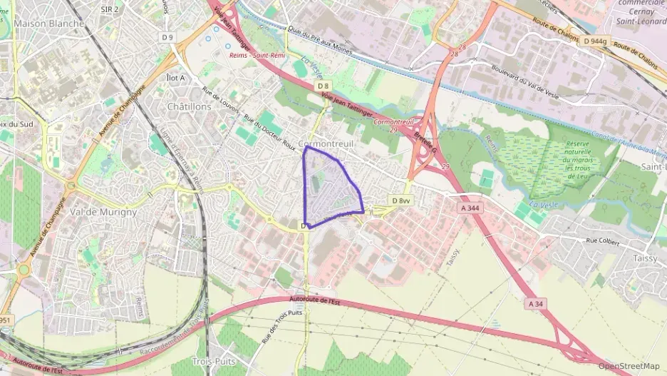 Appartement 51 m² deux pieces à vendre à Cormontreuil