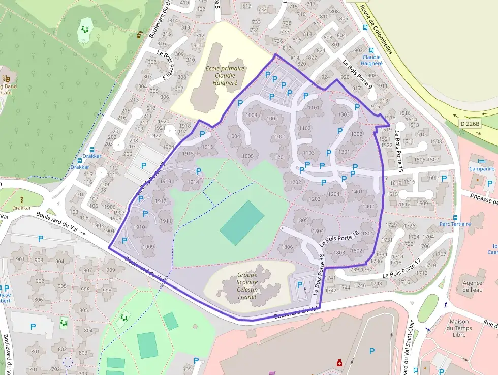 Appartement 57 m² deux pieces à vendre à Hérouville-Saint-Clair