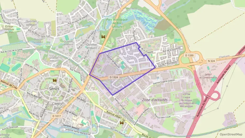 Appartement 52 m² trois pièces à vendre à Senlis