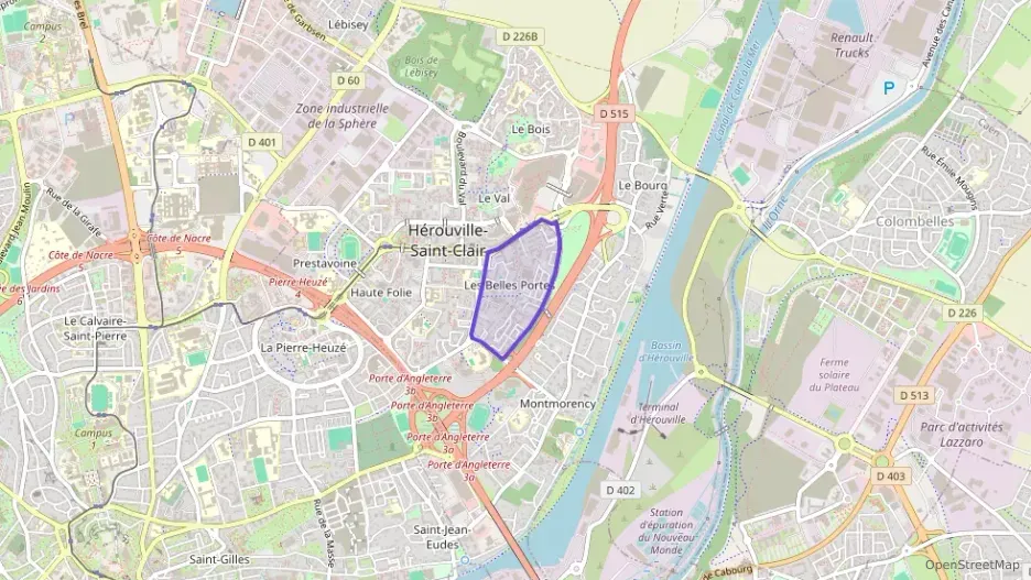 Appartement 74 m² quatre pièces à vendre à Hérouville-Saint-Clair