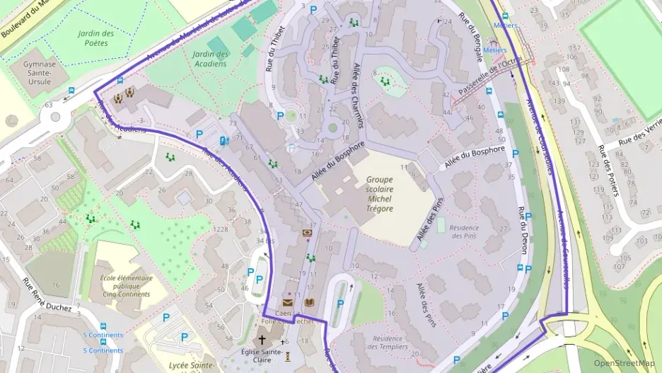 Appartement 78 m² quatre pièces à vendre à Caen