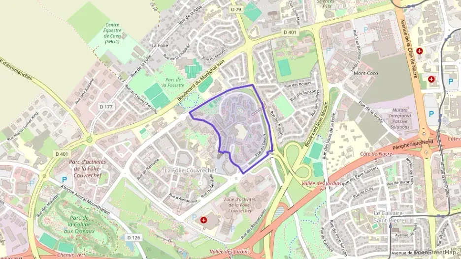 Appartement 78 m² quatre pièces à vendre à Caen