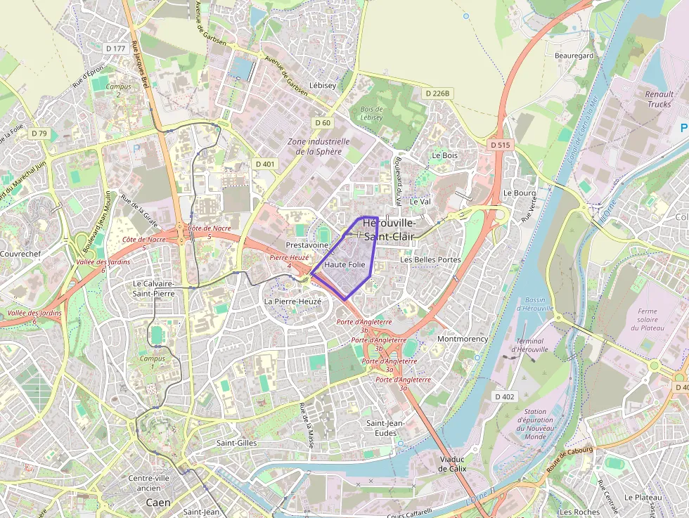 Appartement 35 m² une piece à vendre à Hérouville-Saint-Clair