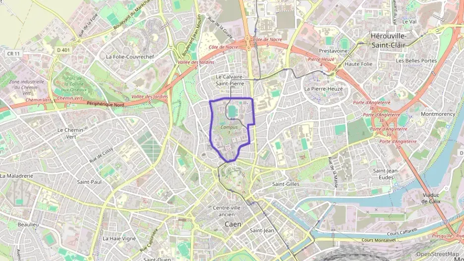 Appartement 20 m² une piece à vendre à Caen