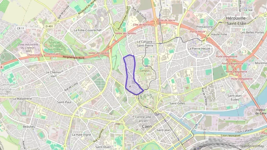 Appartement 55 m² trois pièces à vendre à Caen