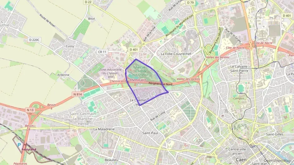 Appartement 55 m² trois pièces à vendre à Caen