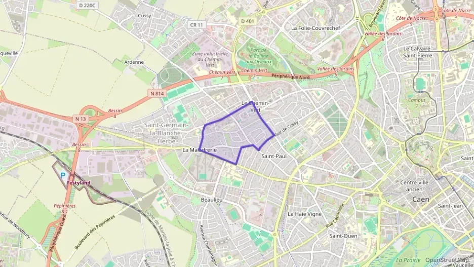 Appartement 49 m² deux pieces à vendre à Caen