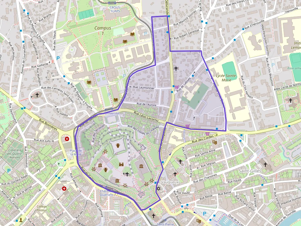Appartement 66 m² quatre pièces à vendre à Caen