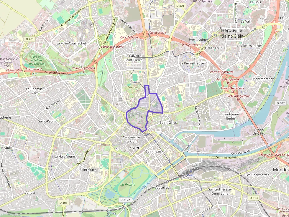 Appartement 66 m² quatre pièces à vendre à Caen