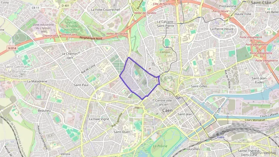 Appartement 75 m² trois pièces à vendre à Caen