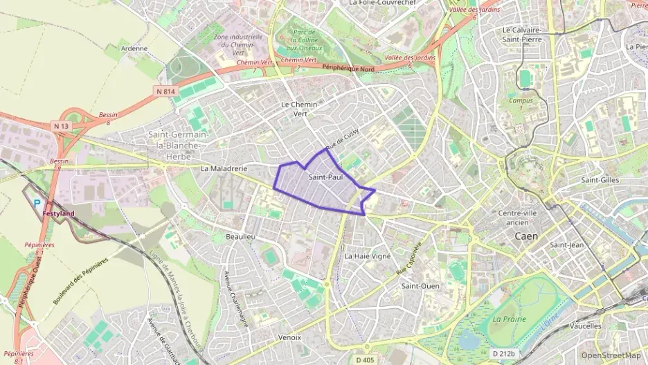 Appartement 37 m² deux pieces à vendre à Caen