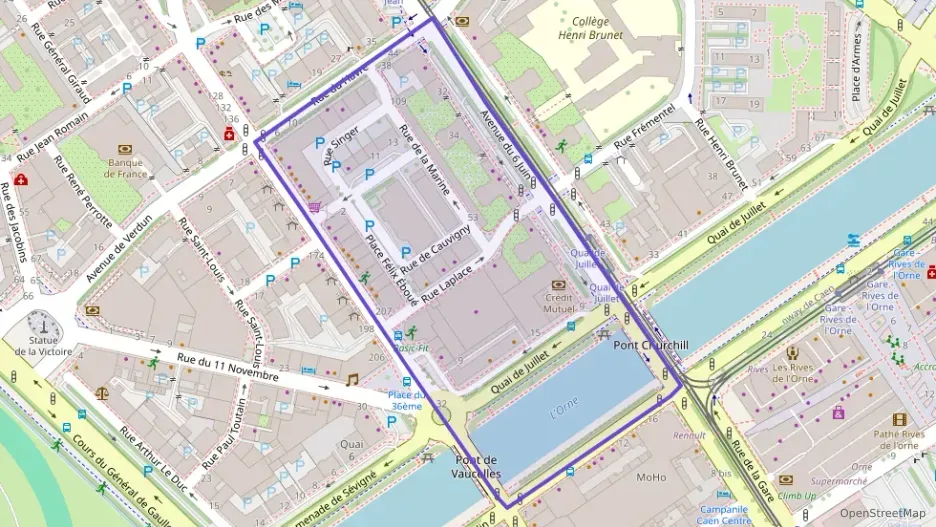 Appartement 74 m² quatre pièces à vendre à Caen Appartement 74 m² quatre pièces à vendre à Caen