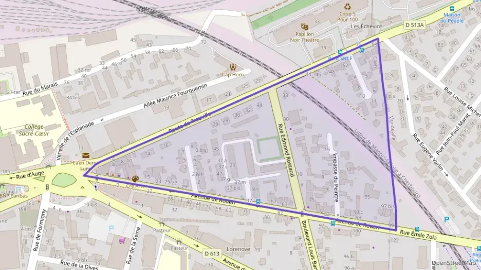 Appartement 94 m² cinq pièces à vendre à Caen