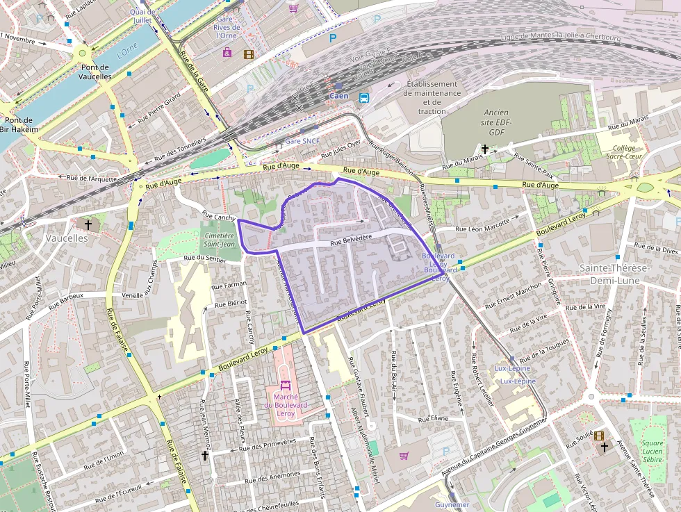 Appartement 43 m² deux pieces à vendre à Caen