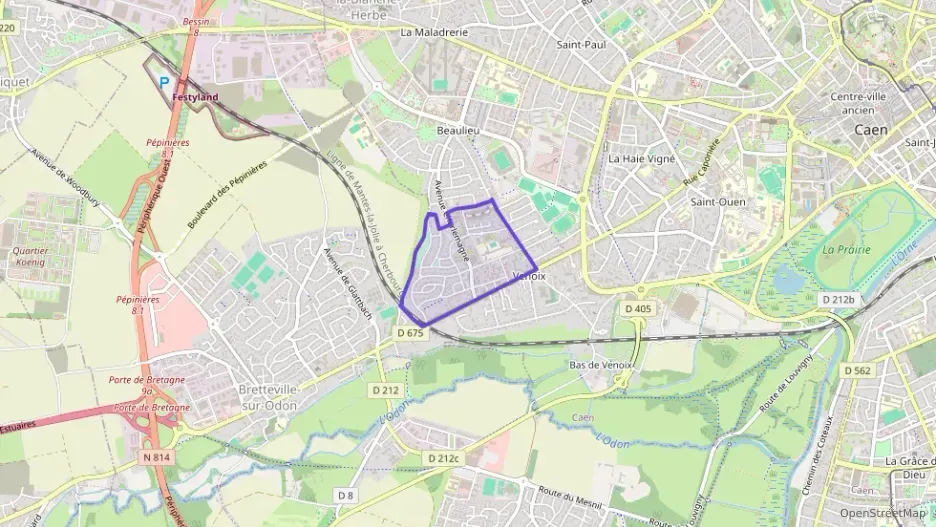 Appartement 50 m² deux pieces à vendre à Caen