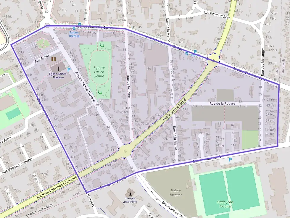 Appartement 65 m² trois pièces à vendre à Caen