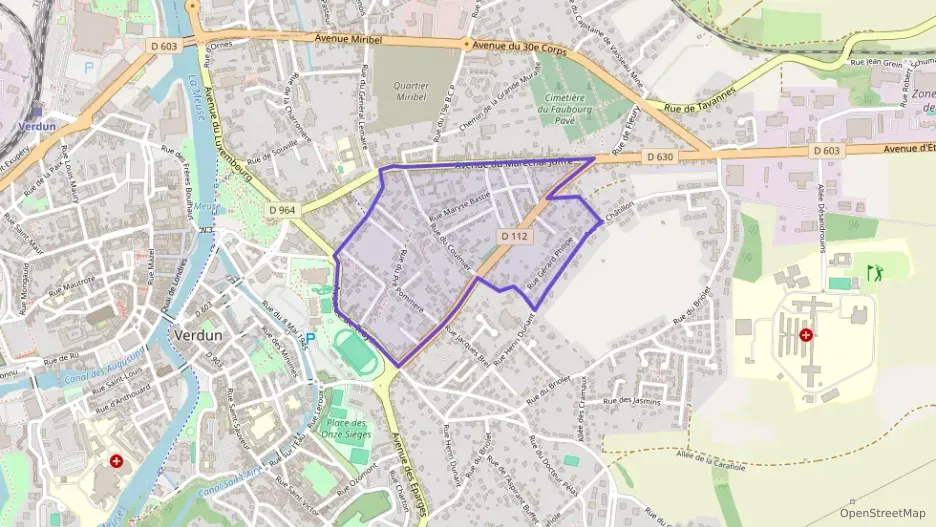 Appartement 49 m² deux pieces à vendre à Verdun