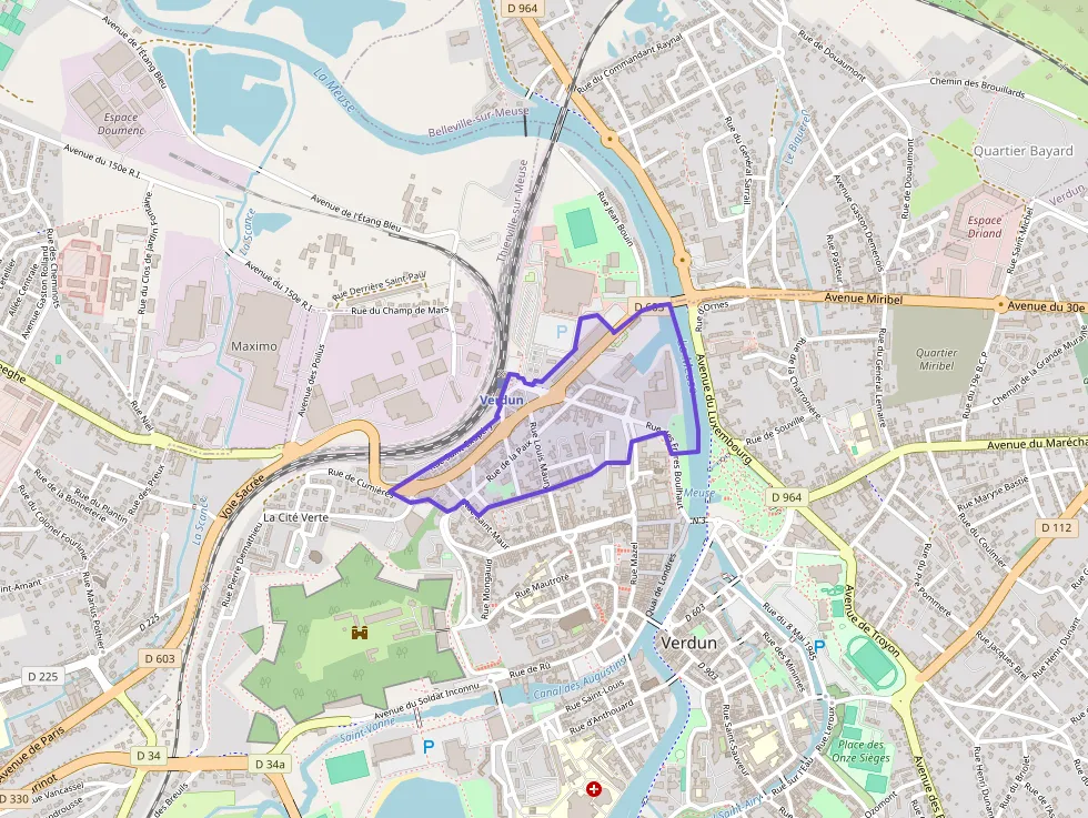 Appartement 76 m² trois pièces à vendre à Verdun