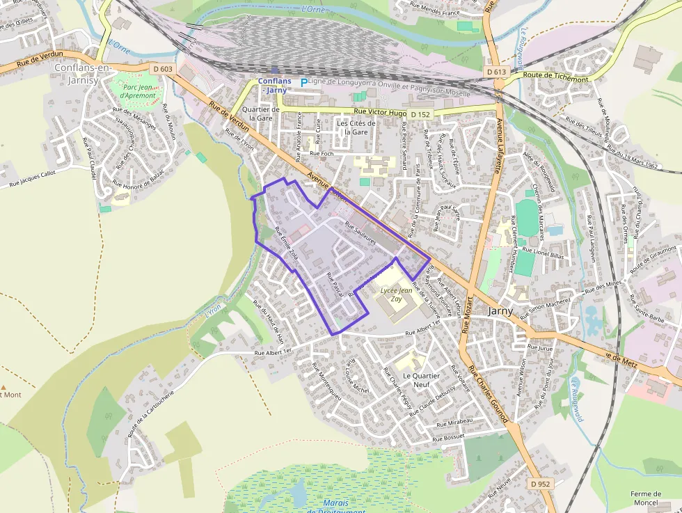 Appartement 90 m² quatre pièces à vendre à Jarny