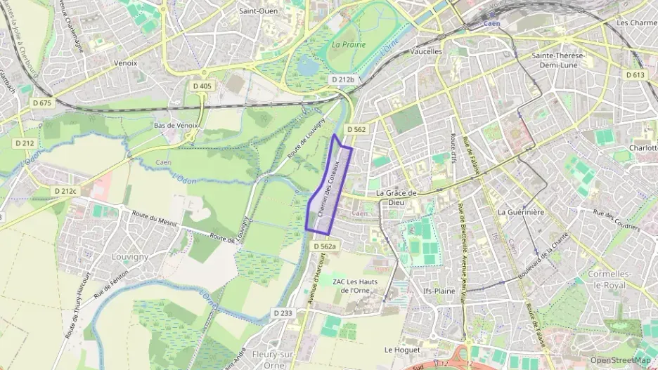 Appartement 44 m² deux pieces à vendre à Fleury-sur-Orne