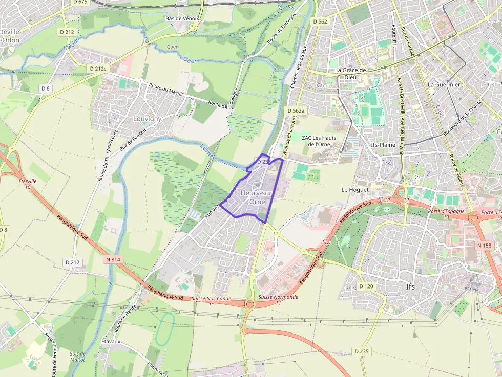 Appartement 57 m² trois pièces à vendre à Fleury-sur-Orne