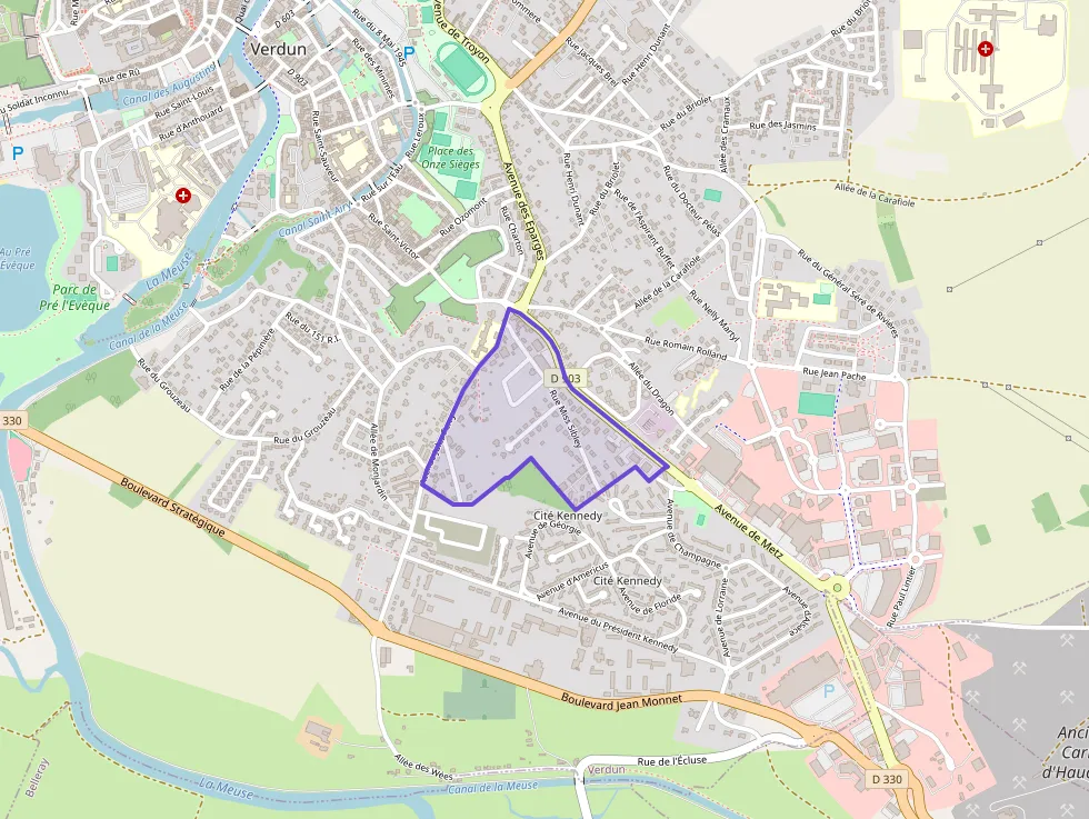 Appartement 72 m² quatre pièces à vendre à Verdun