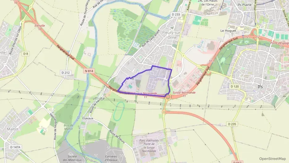 Appartement 62 m² trois pièces à vendre à Fleury-sur-Orne